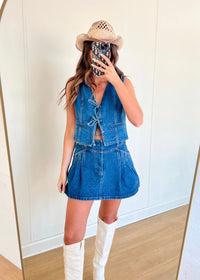 Morgan Denim Skirt
