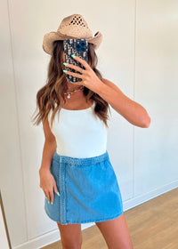 Allison Denim Skort