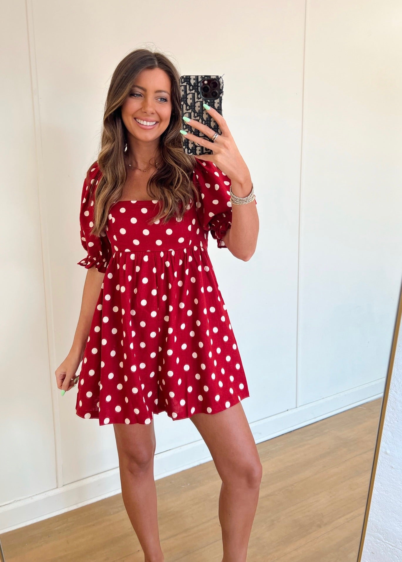 Red Polka Dot Romper