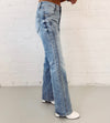 Melanie Mid Rise Straight Jeans