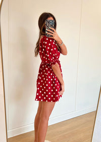 Red Polka Dot Romper