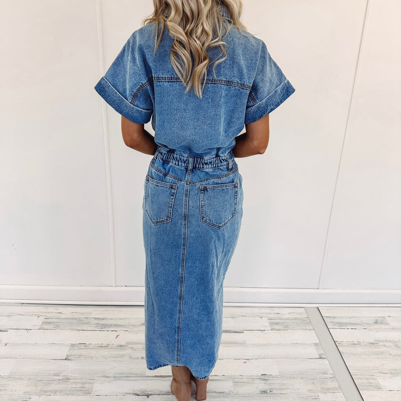 Macey Denim Dress