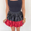 Abby Bubble Skirt - Red/Black