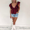 Penny Top - Burgundy