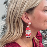 Santa Earrings