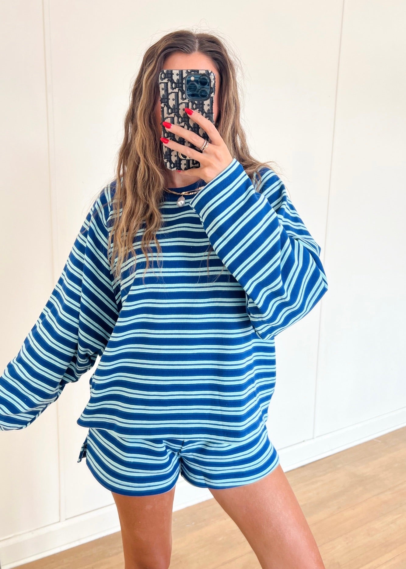 Hamptons Striped Set - Blue