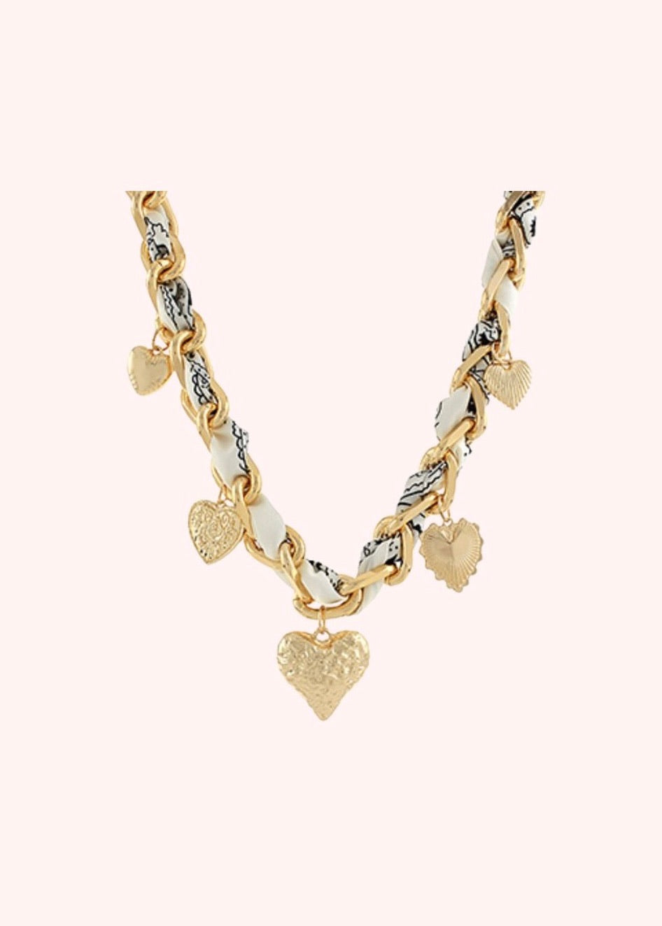 Elliott Charm Necklace - Cream