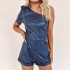 Mary Grant Romper - Navy