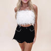 White Feather Top