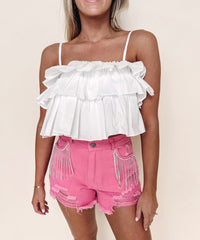 Hanna Ruffle Top