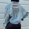 Rhinestone Denim Jacket