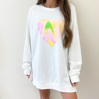 Oversized Heart Pullover