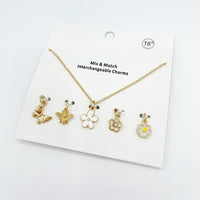 Daisy Necklace Charm Set