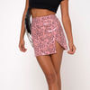 Motel Wren Skirt in Snake Pink