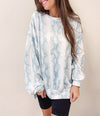 Comfy Snakeprint Pullover