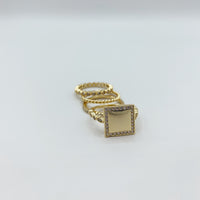 Gold Plated Ring Set