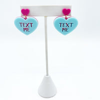 Text Me Valentine Earrings