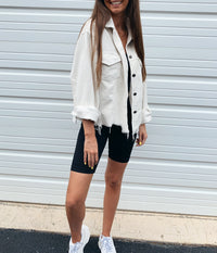 Cream Cord Jacket