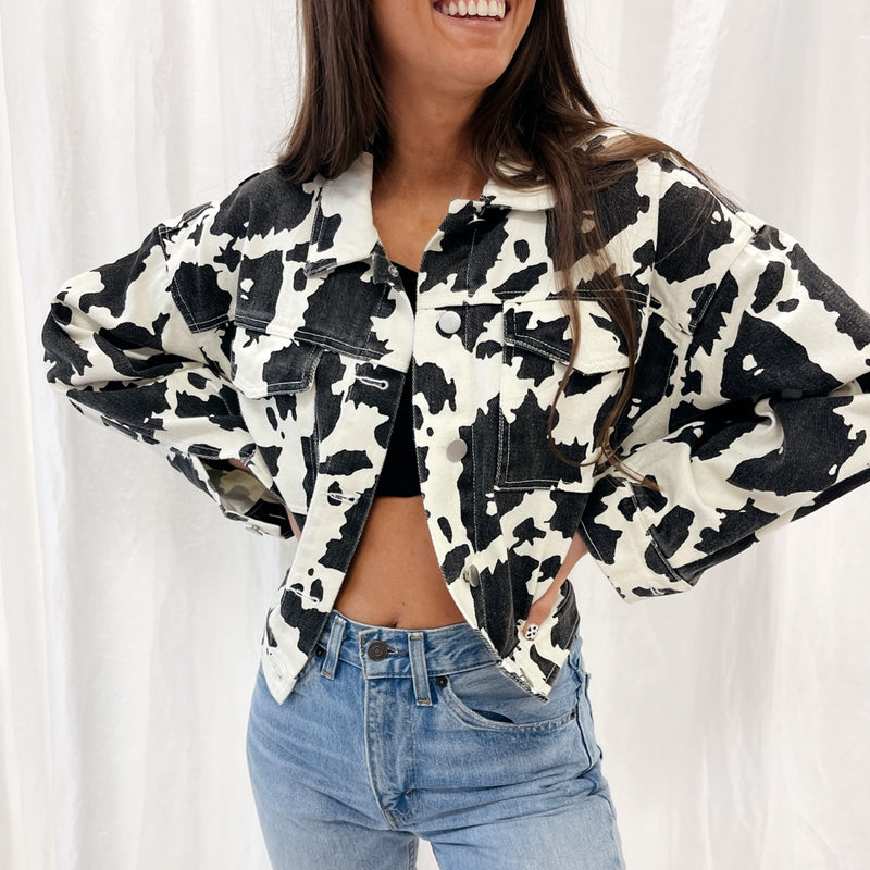 Cowprint Jacket