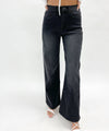 90's Wide Leg Black Jeans