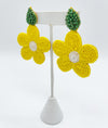 Yellow Flowers Earrings