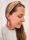 Statement Colored Bead Earrings