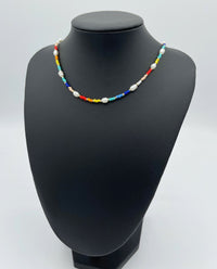 Rainbow Pearl Choker