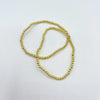 Stainless Steel Ball Bead Bracelets- Gold