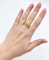 Gold Dipped Chain Ring