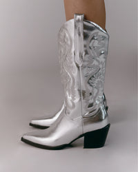 Danilo Boot- Silver Metallic