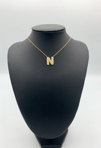 Crystal Initial Necklace