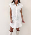 Sleeveless Button Up Dress