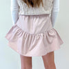 Ruffled Skort - Dusty Pink