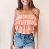 Ruffle Tube Top