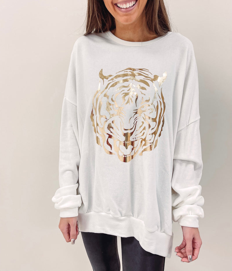 Gold Lion Pullover