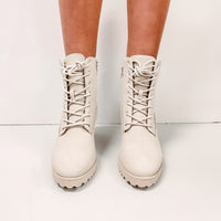 Stone Lace Up Boots