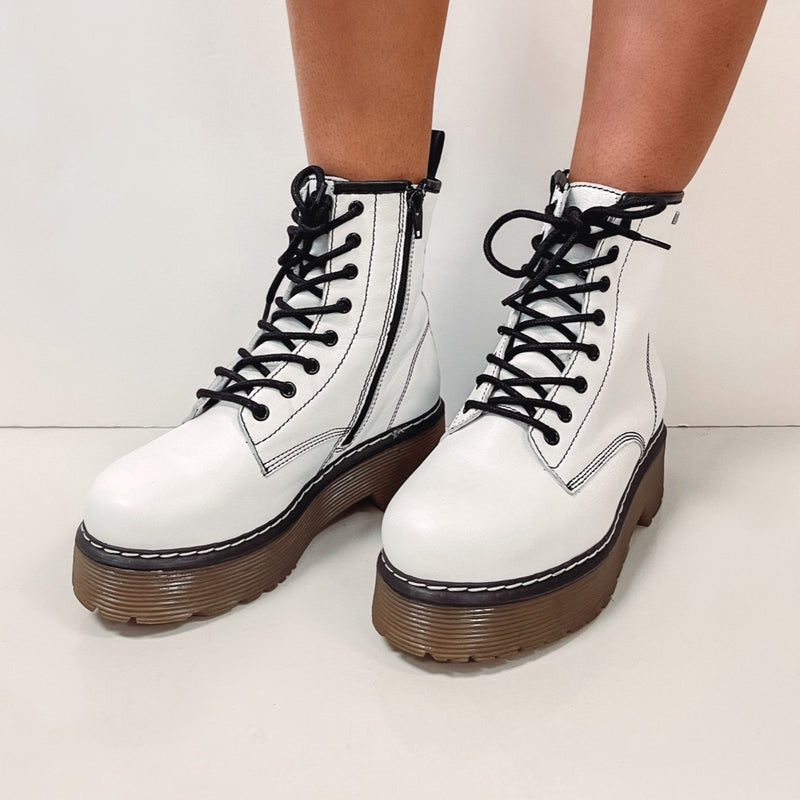 Blaze Platform Combat Boots