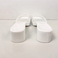 Polly Slide Heel - White