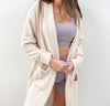 Khloe Ribbed Set - Taupe