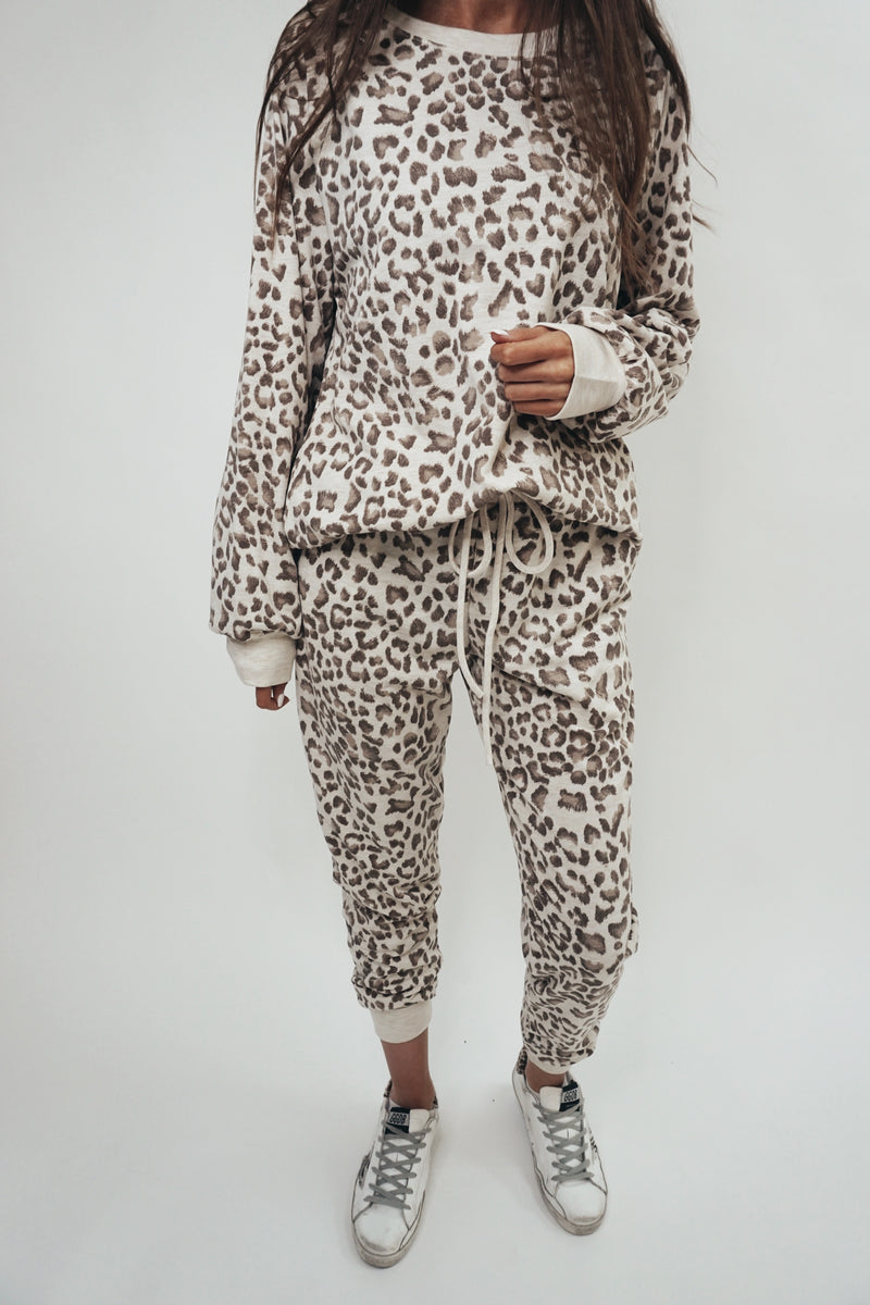 Leopard Print Pullover