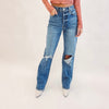 Nikko Dad Jeans - Medium Wash