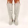 Stone Knee High Boot