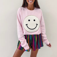 Smile Patch Pullover