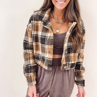 Lesley Brown Plaid Jacket