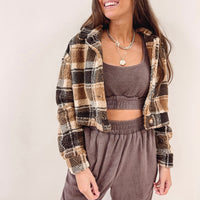 Lesley Brown Plaid Jacket