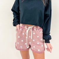 Star Print Lounge Shorts