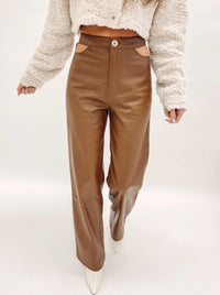 Brown Leather Pants