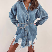 Oversized Denim Shacket