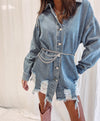 Oversized Denim Shacket