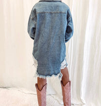 Oversized Denim Shacket